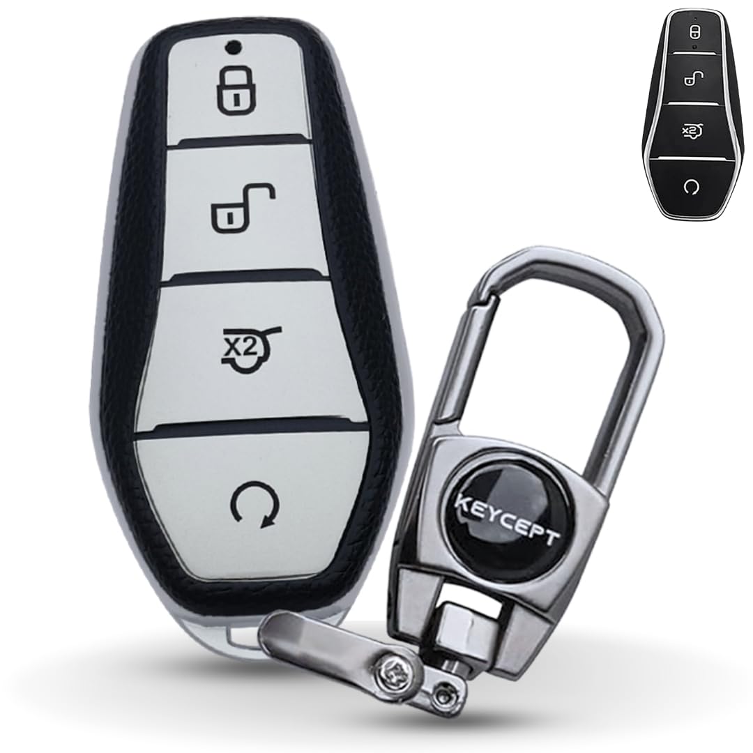 KEYCEPT TPU Leather Car Key Cover for BYD Atto-3 - Image 1