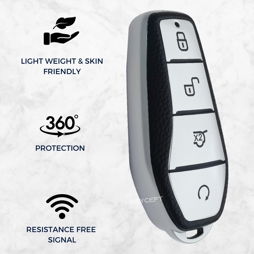 KEYCEPT TPU Leather Car Key Cover for BYD Atto-3 - Image 3