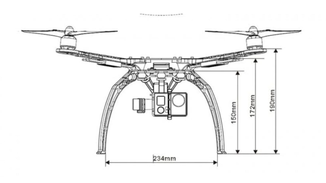 S500 Quadcopter Drone Frame Kit - Image 3