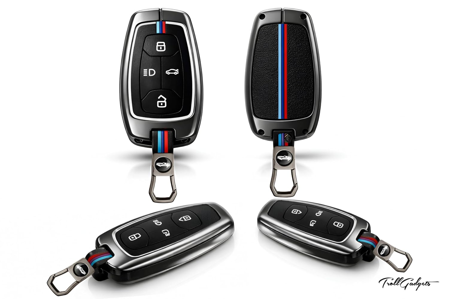 Car Key Cover for Tata 4 Button Smart Key - Image 1